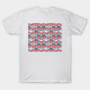 Cat Pattern T-Shirt